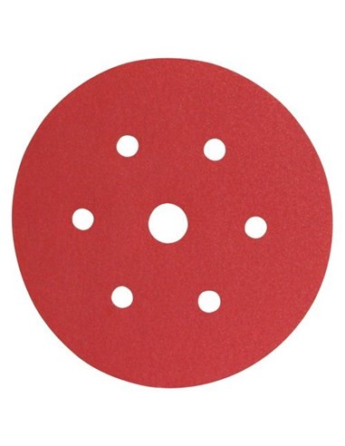 3M Hookit Red Disc 316U, 150 mm, 7 Hole, P400, 100 Pack