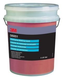Overspray Masking Liquid Dry 06851, 5 Gallon 3M-6851
