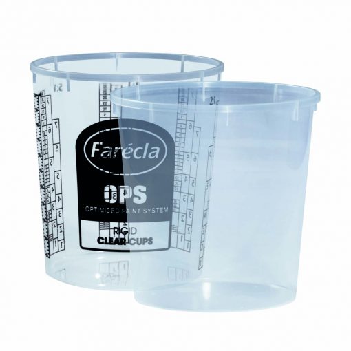 Farecla 650ml Rigid Cups for OPS Flexible System 200 Pack Printed
