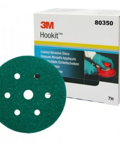 3M 80350 P40 150mm Hookit Green Abrasive Discs Pk50