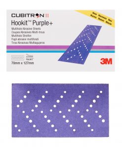3M 51390 Cubitron II Hookit Clean Sanding Abrasive Sheet 737U, 220+, 70 x 127mm