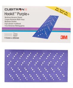 3M 51403 Cubitron II Hookit Clean Sanding Abrasive Sheet 737U, 220+, 115 x 225mm