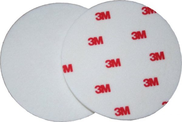 3M part no. 50016 76mm Polishing Pad Pack (5) Velour Backed 3" 75mm Finesse IT