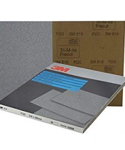 3M 02558 Abrasive Sanding Paper Sheet Sand 618 P320 230x280mm Fre-Cut