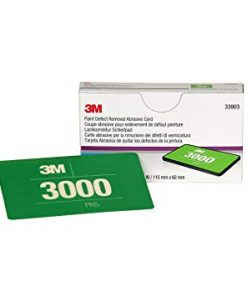 3M 33903 Paint Defect Removal Abrasive, 115mm X 67mm Card, 3000 Grade