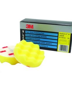 3M Perfect-it III Polishing Pad Yellow 50536 3" 75mm Pack of 4 Pads