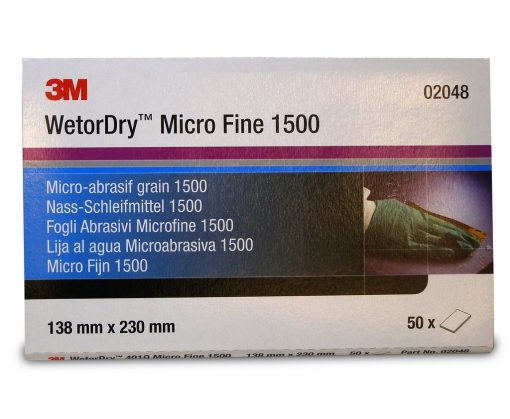 3M 02048 Perfect-It Micro fine P1500 grit wet or dry abrasive