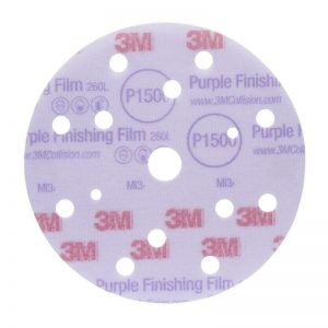 3M Hookit Purple Microfinishing Disc 260L, P1500, 150mm, 50 Pack