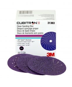 3M 31363 3" 150 Grit Cubitron II Clean Sanding Hookit Abrasive Discs Pk50