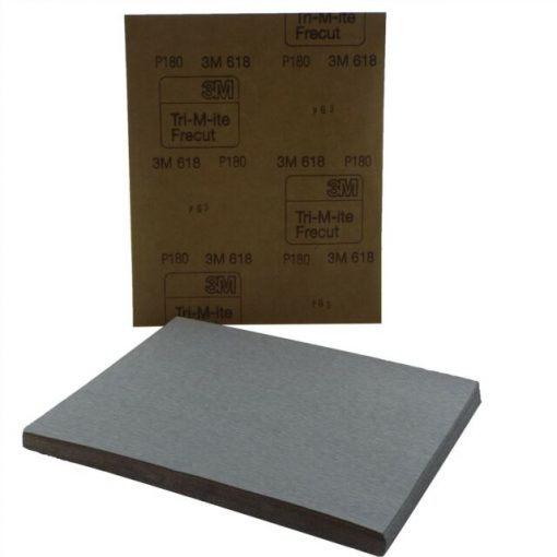 3M 02562 Abrasive Sanding Paper Sheet Sand 618 P180 230x280mm Fre-Cut
