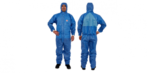 3M 4532BM Protective Coverall 4532+ Type 5/6 Blue M