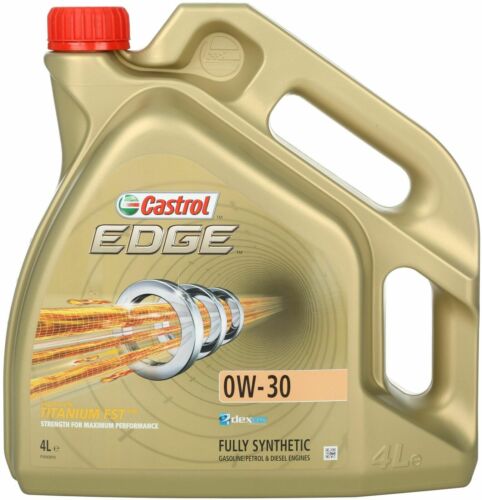 Castrol Edge 0W30 Fully Synthetic Engine Oil 4 Litres