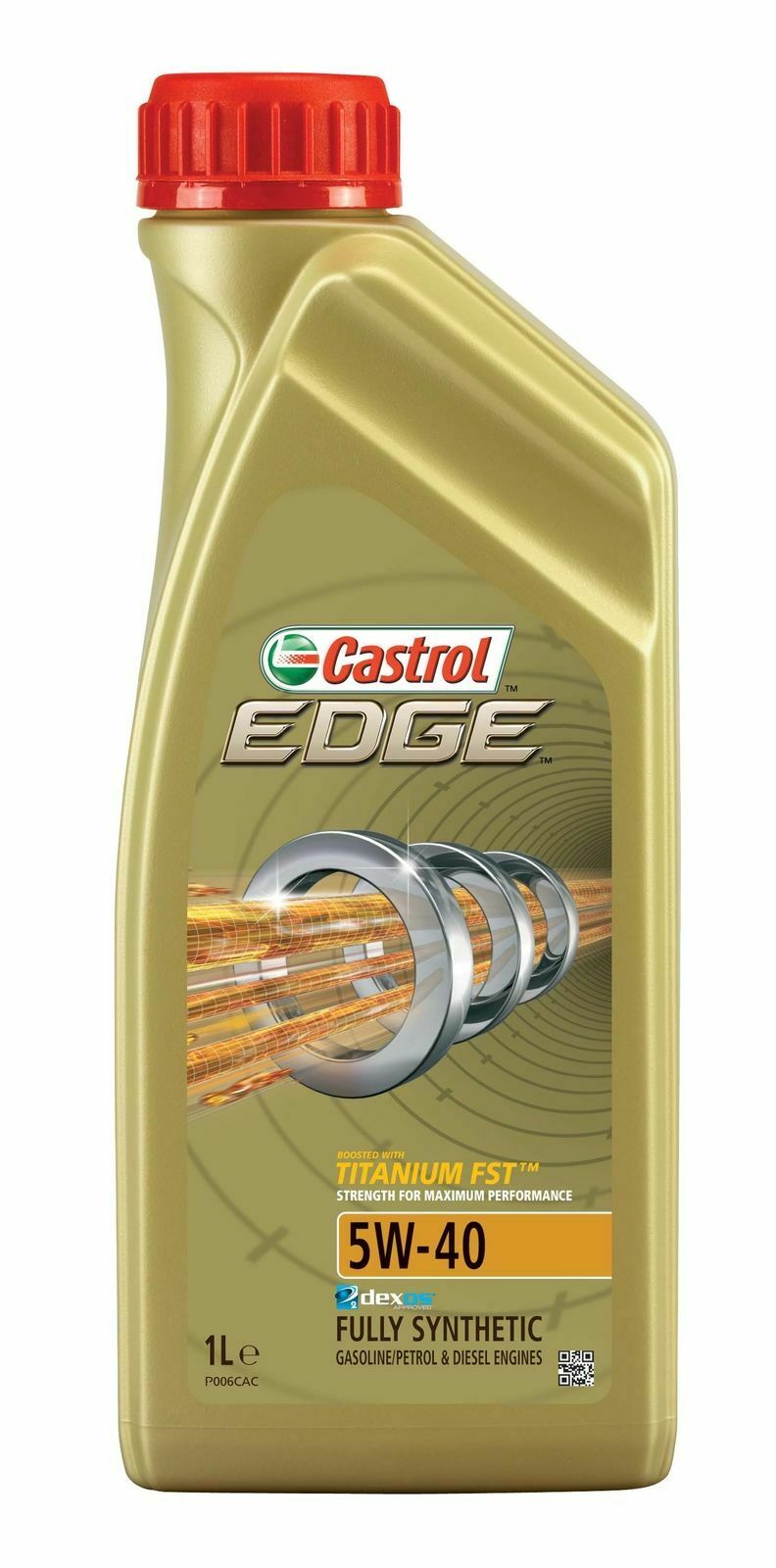 Castrol EDGE Titanium 5W-40 5W40 Fully Synthetic Engine Oil - 1 Litre 1L