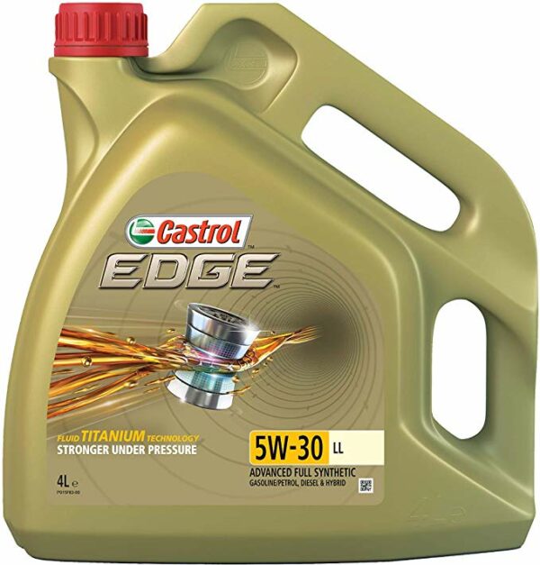 Castrol EDGE Titanium 5W30 LL Fully Synthetic Longlife Engine Oil 4 Litres 4L