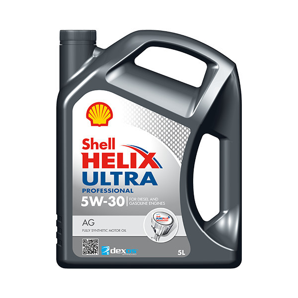 Shell Helix Ultra Pro AG 5W30 ACEA C3 Dexos 2 Fully Synthetic Engine Oil 5  Litre 5 L - Status Car Care