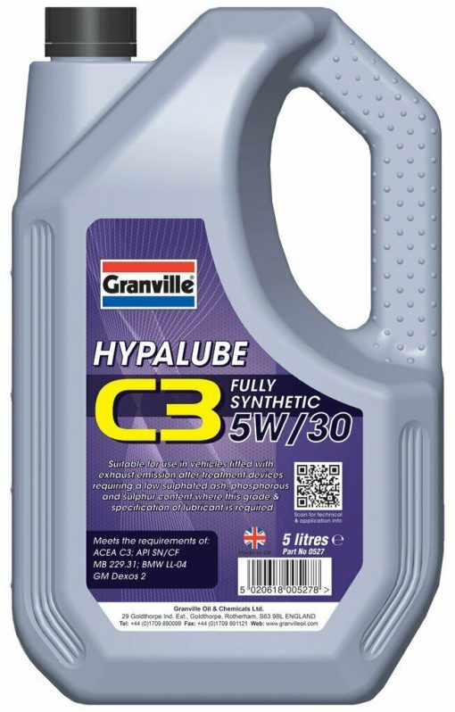 Granville Hypalube Fully Synthetic 5w30 C3
